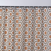 Waterproof Shower Curtain - Machine Washable, Stitched Steel Eyelets, Includes 12 Hooks